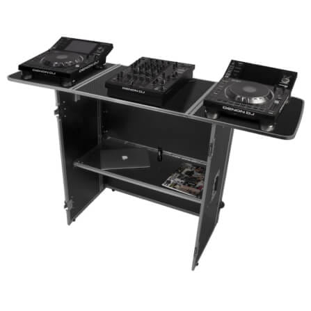 โต๊ะ DJ แบบพับได้ UDG ULTIMATE FOLD OUT DJ TABLE SILVER MK2 PLUS (WHEELS) (U92049SL2)_4